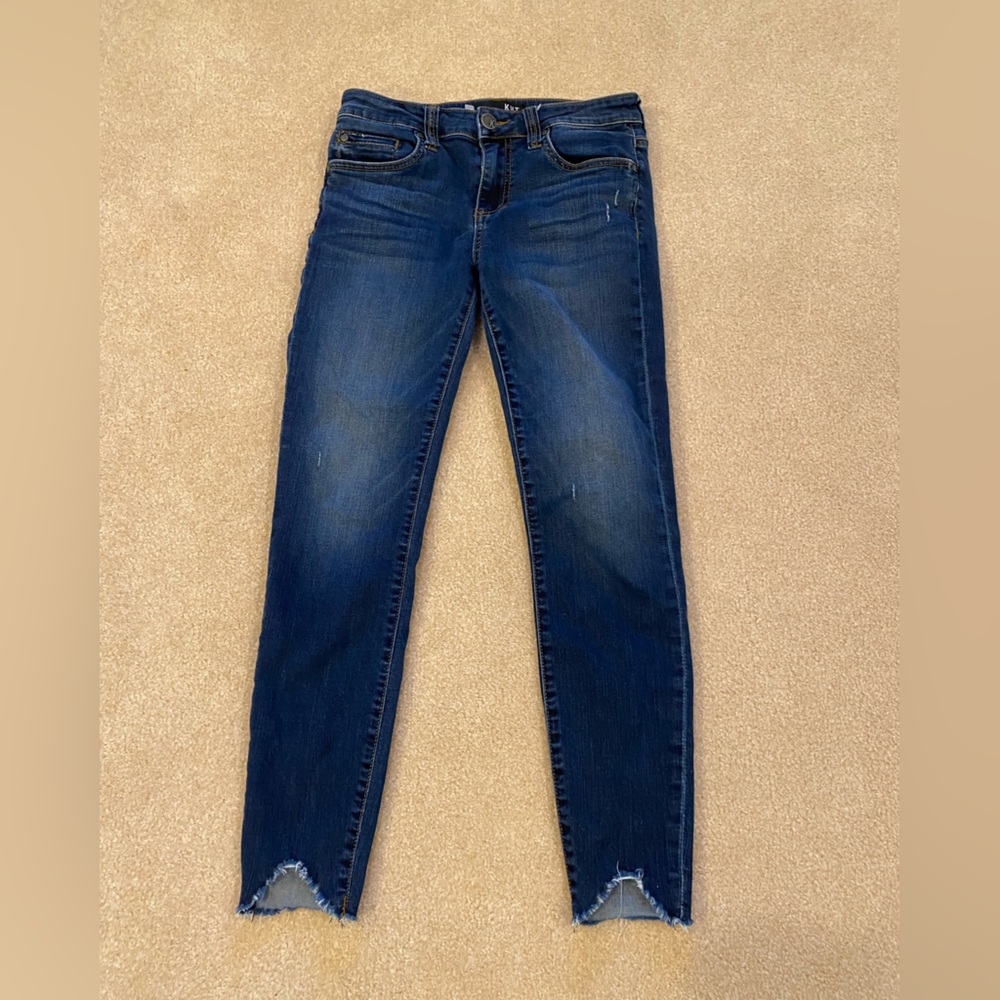 Kut From the Kluth Raw Ankle Hem Jeans (Size 2)